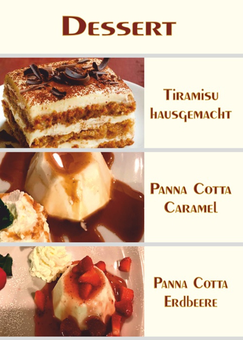 italienische Nachspeisen