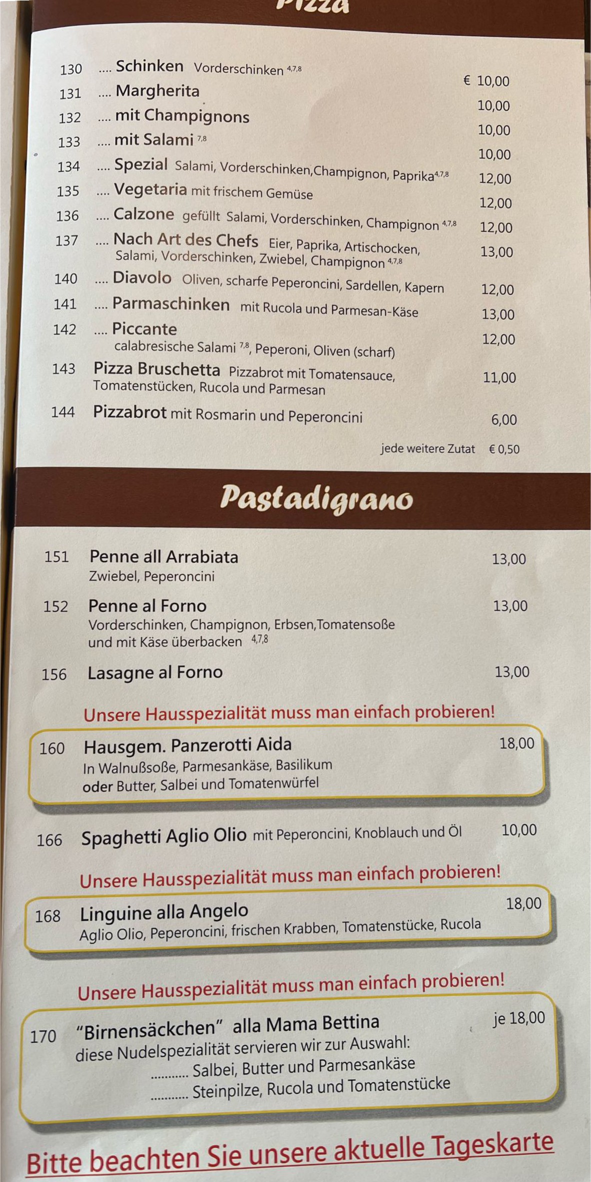 Rotweine, Weißweine, Grappa und viele andere italienischen Getränke.